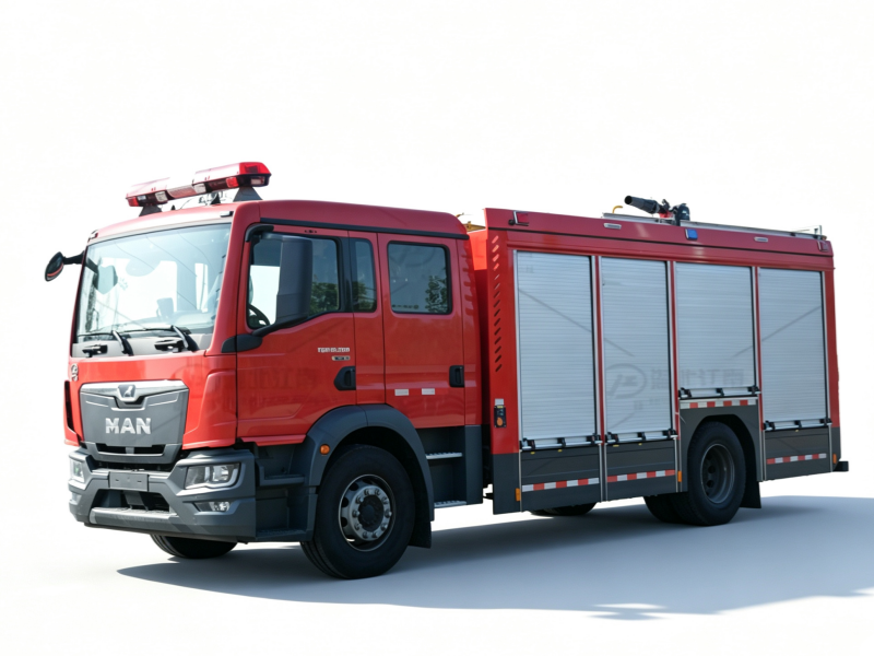 曼恩7吨泡沫消防车 