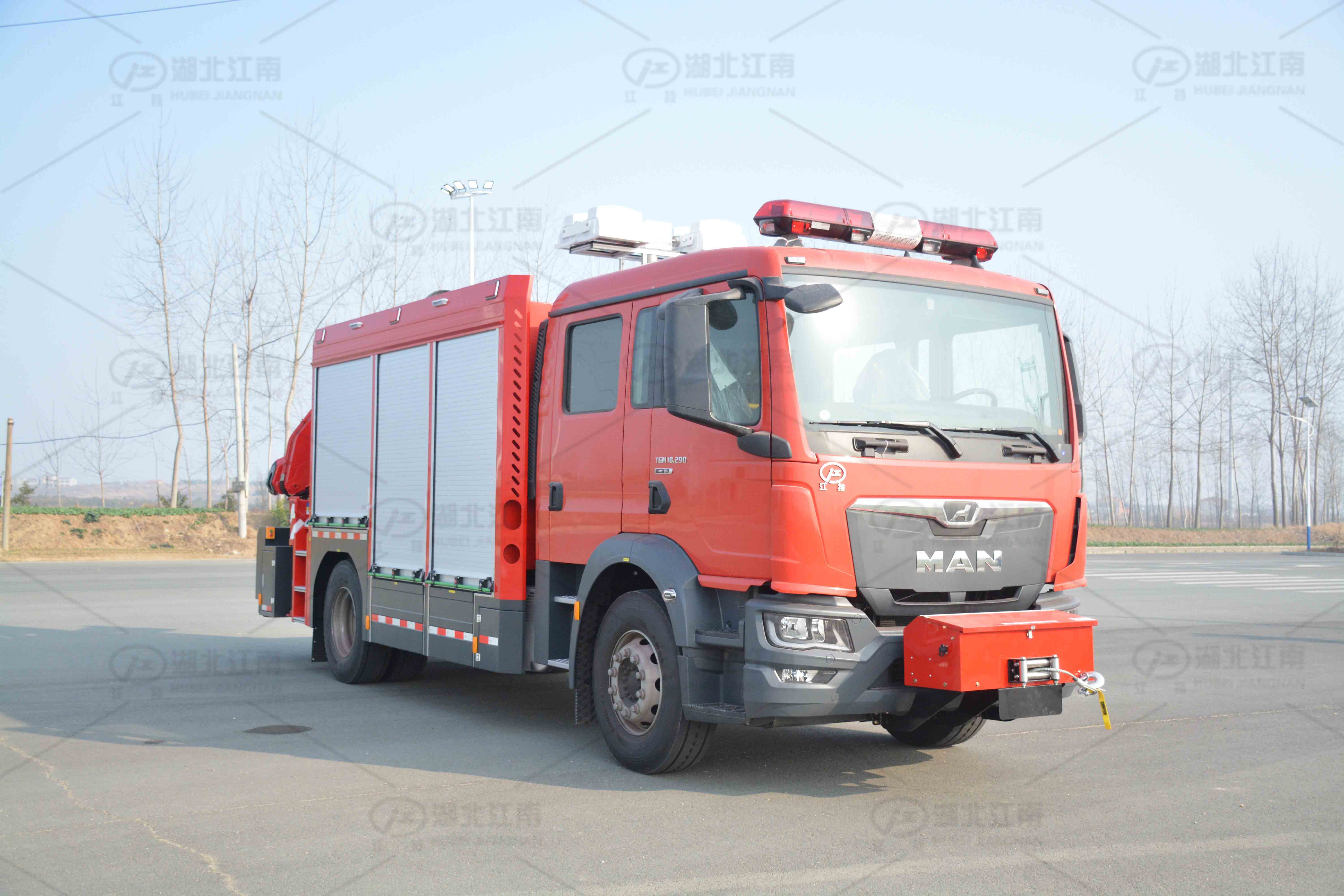 德国MAN抢险救援消防车！