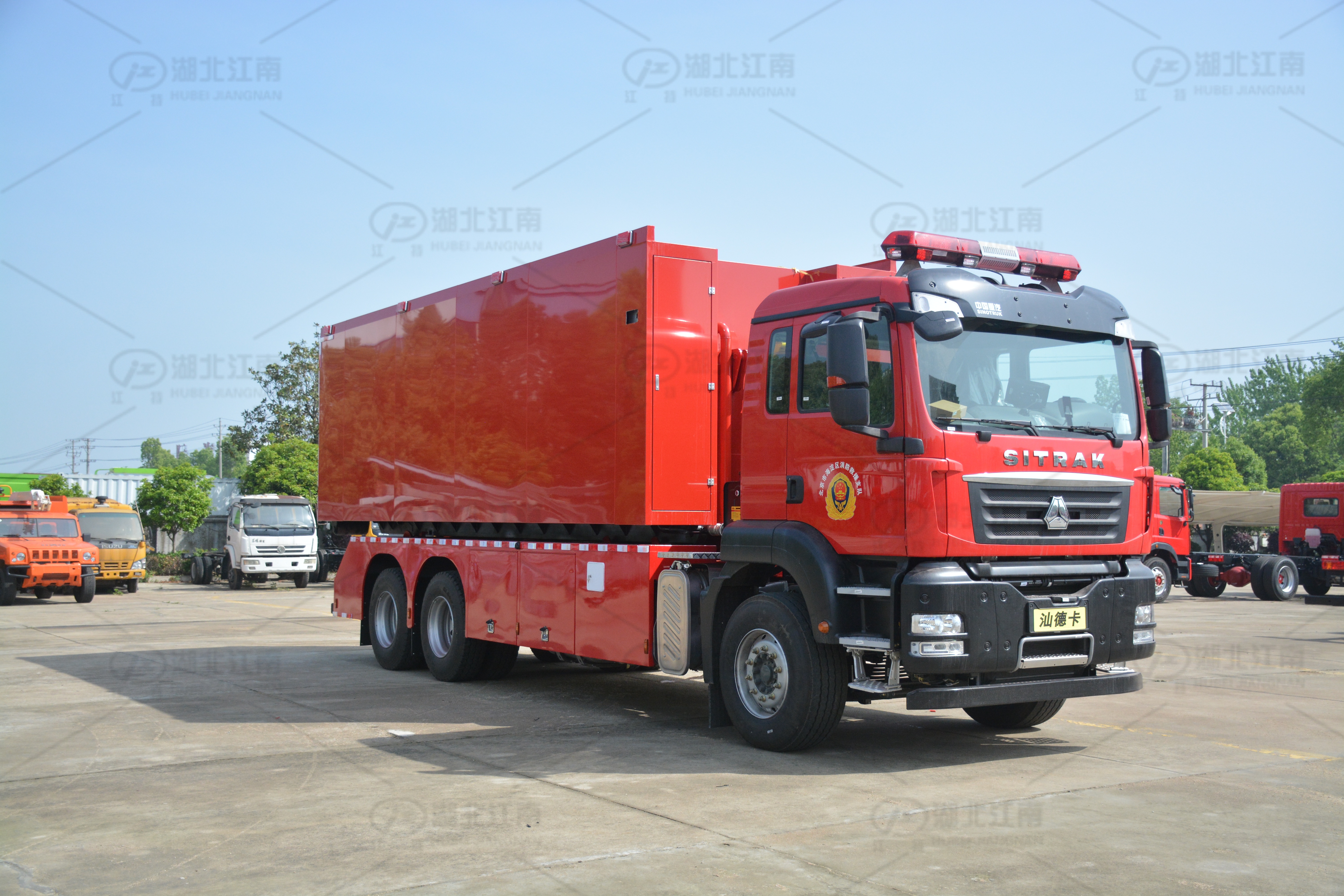 自装卸式消防车