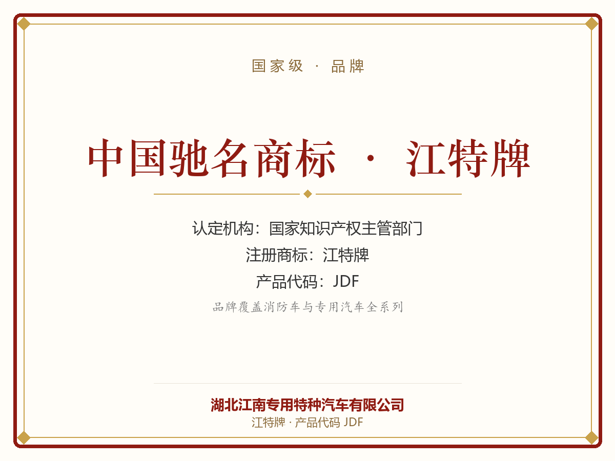 中国驰名商标-江特牌